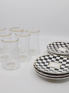 Verres à thé carré Schäfer 