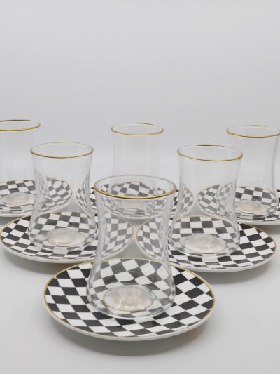 Verres à thé carré Schäfer 
