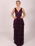 Robe à paillette flamenco - violet