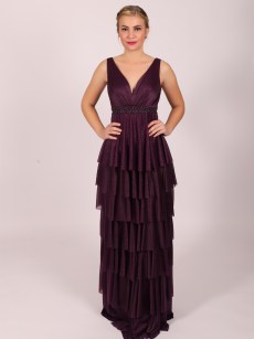 Robe à paillette flamenco - violet