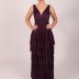 Robe à paillette flamenco - violet