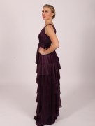 Robe à paillette flamenco - violet