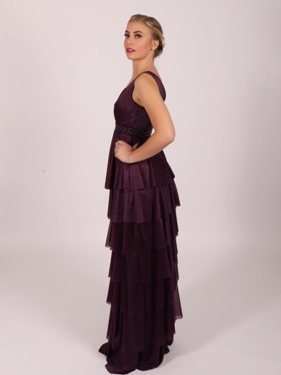 Robe à paillette flamenco - violet
