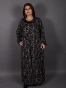 Robe longue à manches Hesna - violet 