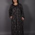 Robe longue à manches Hesna - violet 