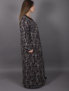 Robe longue à manches Hesna - violet 
