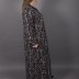 Robe longue à manches Hesna - violet 