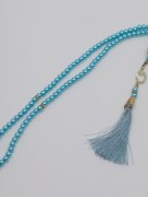 Tasbih à perles 99 pièces - bleu  