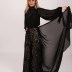 Robe à combinaison à paillettes Fidda - noir/beige