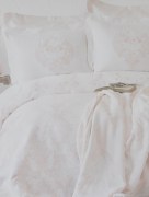 Couvre lit 2 personnes Karaca Quatre royal - Rose