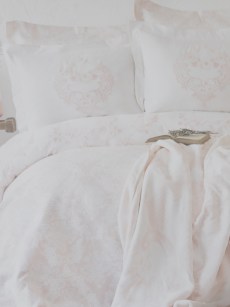 Couvre lit 2 personnes Karaca Quatre royal - Rose