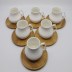 Verres à café bambou Almina AL.7411