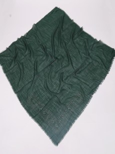 Foulard  carré à strass - kaki