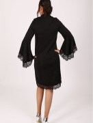 Robe courte glamour à paillette Actuel - noir