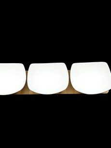 Service de bol avec plateau bambou Almina Al-8623