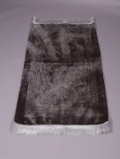 Tapis de prière velours en cuir - gris 