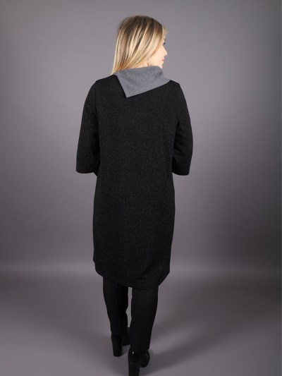 Tunique tricot à col roulé Kemal aydin - gris
