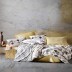 Ensemble de housse de couette 2 personne cotton box mode line stone beige