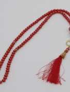 Tasbih à perles 99 pièces - rouge