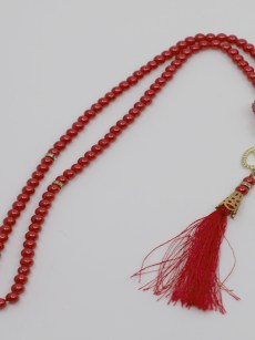 Tasbih à perles 99 pièces - rouge