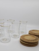 Verres à thé en bambou