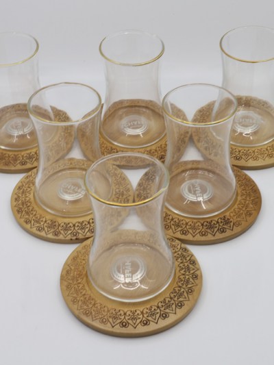 Verres à thé en bambou