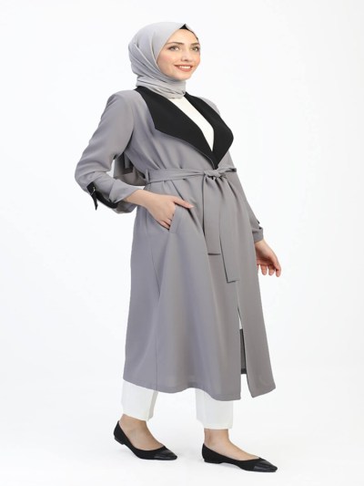 Veste chic à dégradé 8391 - gris