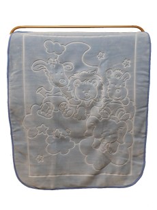İpekçe Home Couverture pour bébé Embos - bleu