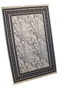 Tapis 160x230cm Rixos lavable antidérapant gris X-00032