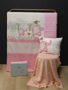 Ensemble de housse de couette avec couverture éléphant 1 personne Ipekce home 