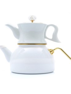 Théière vintage Dufy blanc