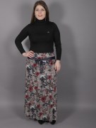Robe longue à fleur Hesna - multicolore
