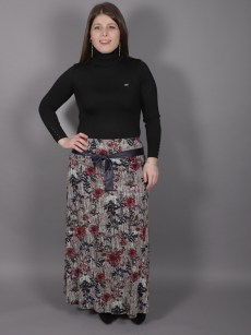Robe longue à fleur Hesna - multicolore