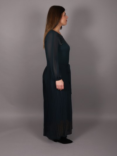 Robe longue classique Ksas - vert foncé