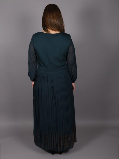 Robe longue classique Ksas - vert foncé