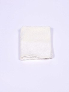 serviette à motif blanc Sevim