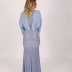 Robe longue glamour Garize - bleu