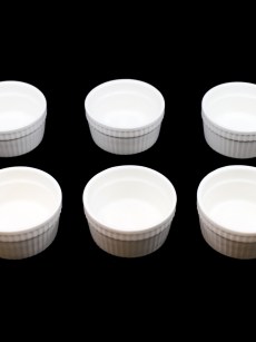 Le lot de 6 bols soufflé / muffin