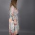 Robe à fleur ceinturé My twins - multicolore