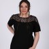 Robe mi longue originale Dans - noir