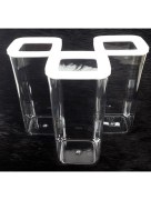 Boite de 3 lots de rangement 1200ml - Blanc