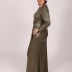 Robe longue à paillette - doré/violet