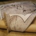 Tapis 160x230cm Rixos lavable antidérapant beige X-0065