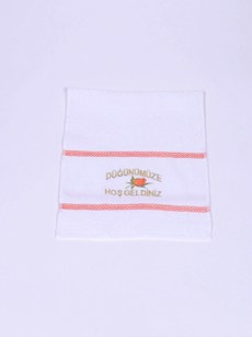 Serviette Düğünümüze Hoşgeldiniz orange