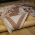 Tapis 160x230cm Rixos lavable antidérapant marron/rose X-0033