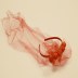 Accessoires de cheveux avec fleur et tulle ( lot de 12 pièces ) - rouge 