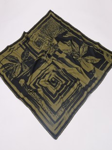 Foulard imprimé Piramit - noir/kaki