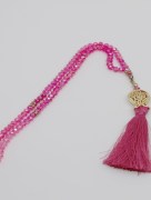 Tasbih à perles 99 pièces Charme plaqué tulipe - rose