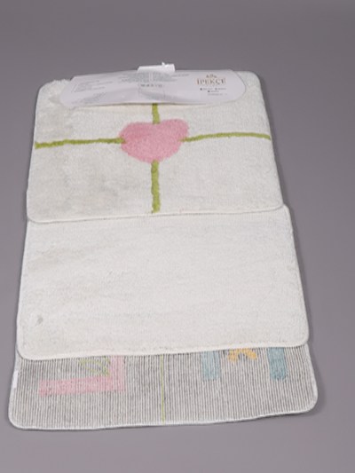 Tapis de bain 3 pièces - multicolore