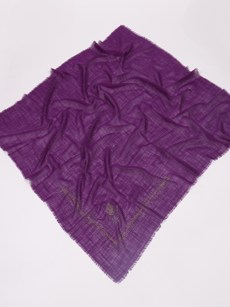 Foulard carré à strass - violet